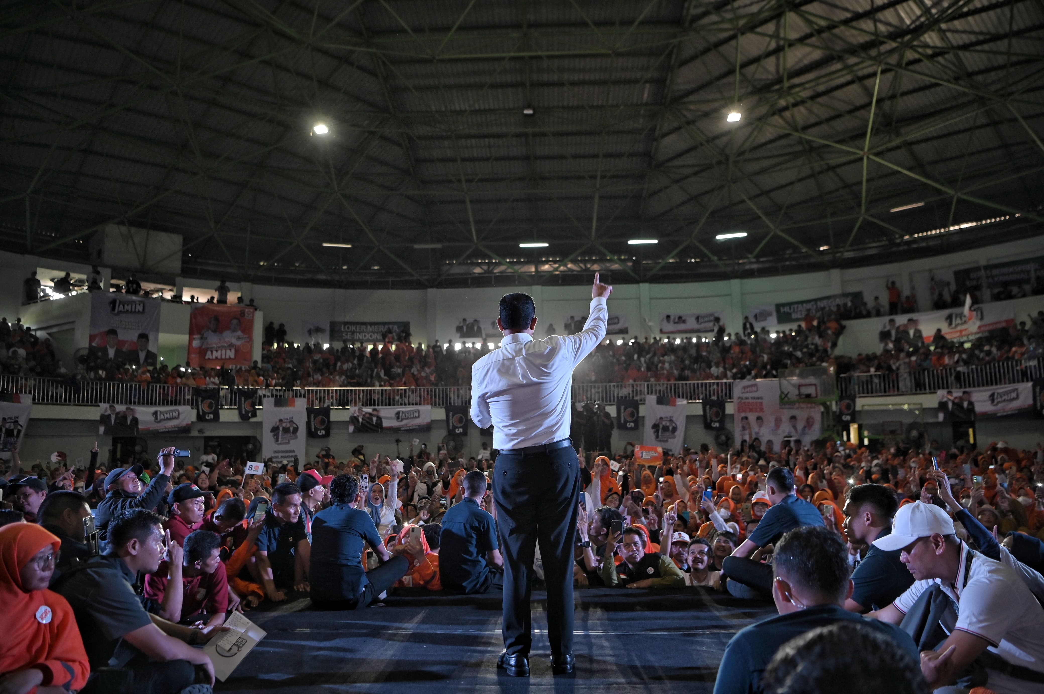 Simpatisan PPP Teriakkan Dukungan, Anies Berharap PPP Bersamanya 