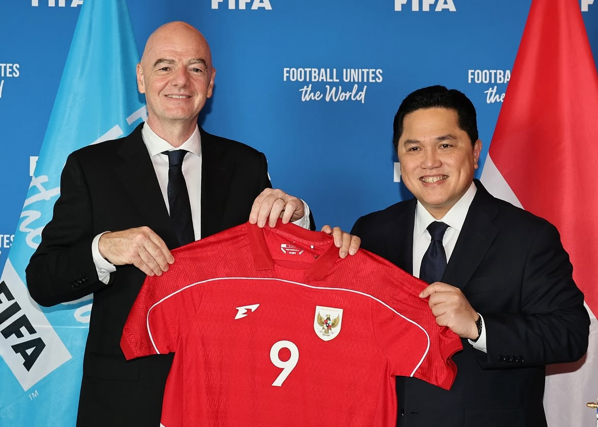 Presiden FIFA Beri Respon Positif Erick Thohir Jadi Menpora, Timur Tengah: Berbahaya, Kekuatan Timnas Indonesia Semakin Kuat
