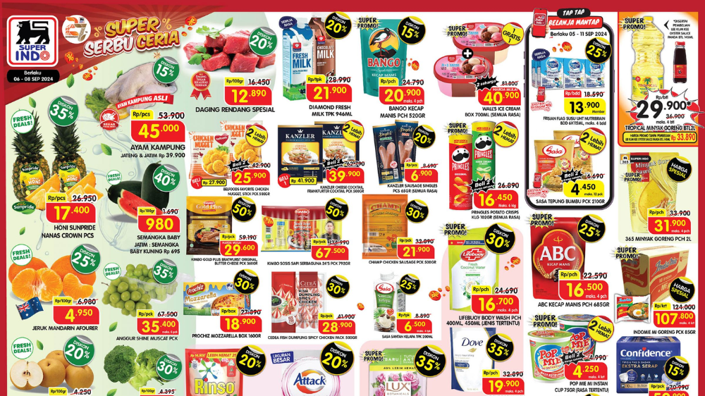 Katalog Promo JSM Superindo 6-8 September 2024, Daging Rendang Mulai Rp12 Ribuan