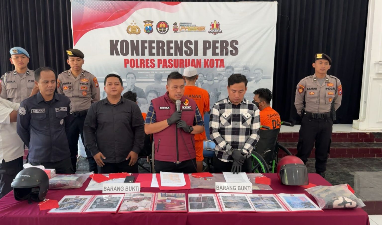 Program 10.000 CCTV Bantu Polres Pasuruan Kota Ungkap Komplotan Curanmor di 13 Lokasi