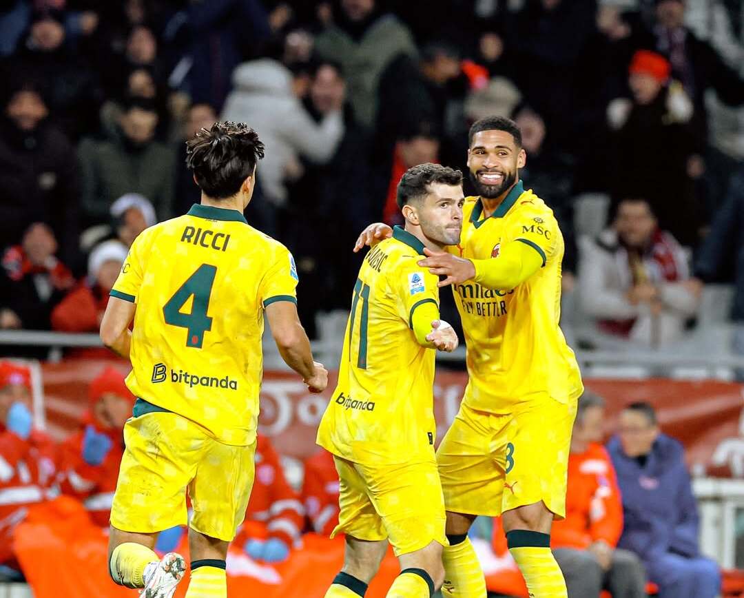 Torino vs Milan 2-3, Pulisic Bawa Rossoneri Comeback dan ke Puncak Klasemen!