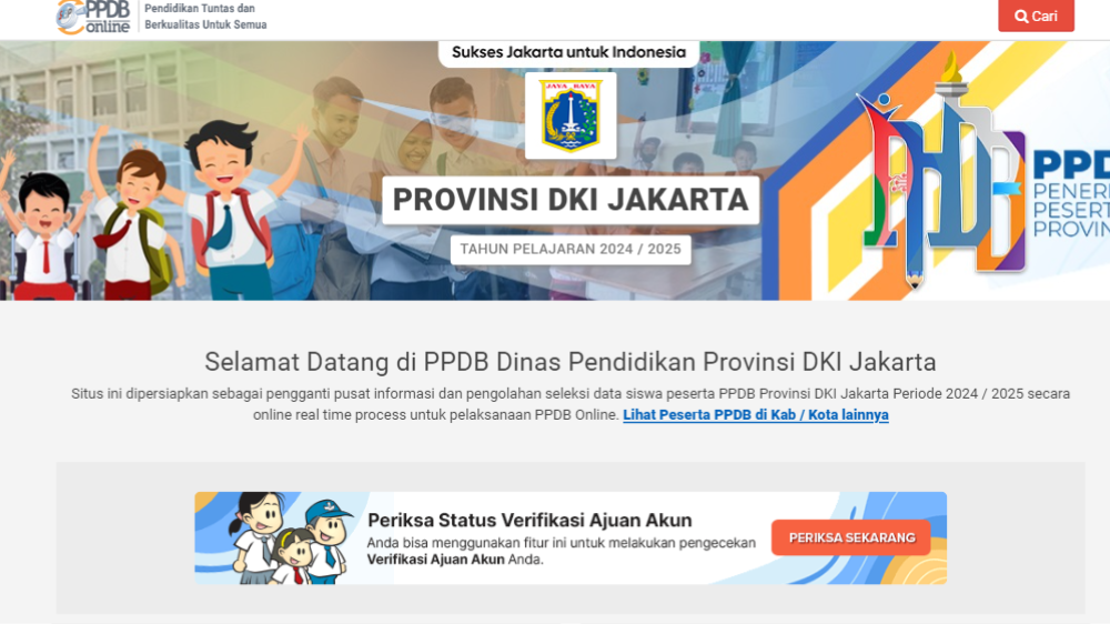 Pengajuan Akun PPDB Jakarta 2024 Jenjang SMP Dibuka Hari ini, Cek Cara dan Tahapannya