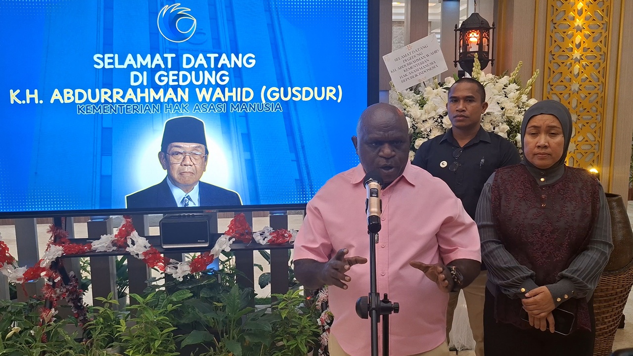 Gus Dur Jadi Nama Gedung Kementerian HAM, Natalius Pigai: Simbol Perdamaian dan Anti Rasialisme