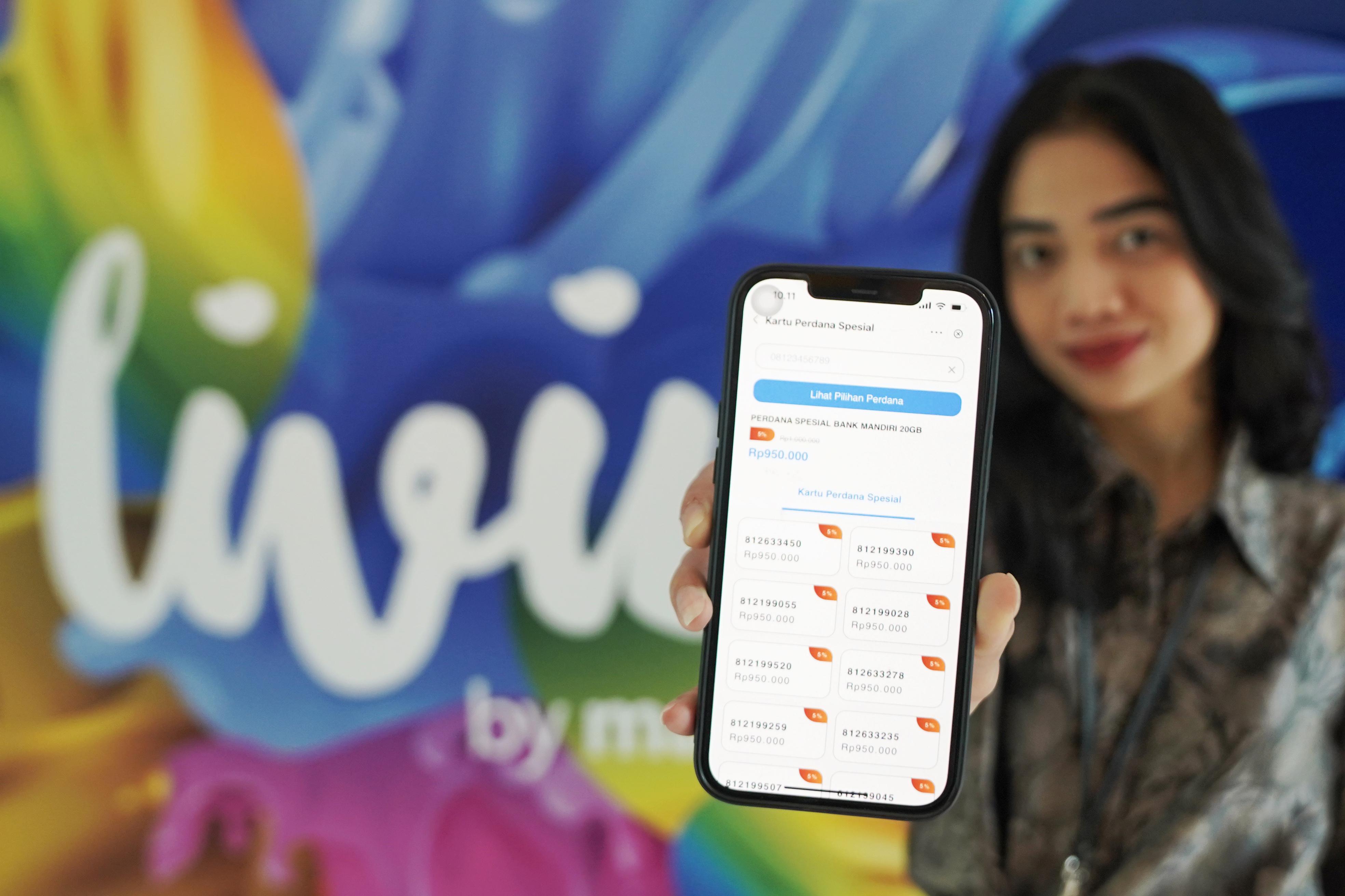 Lengkapi Kebutuhan Nasabah, Livin’ by Mandiri Kini Layani Pembelian Nomor Spesial Telkomsel