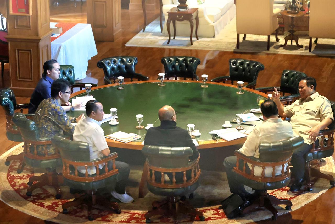Prabowo Panggil Sejumlah Menteri ke Hambalang Jelang Hasil Perundingan Tarif AS