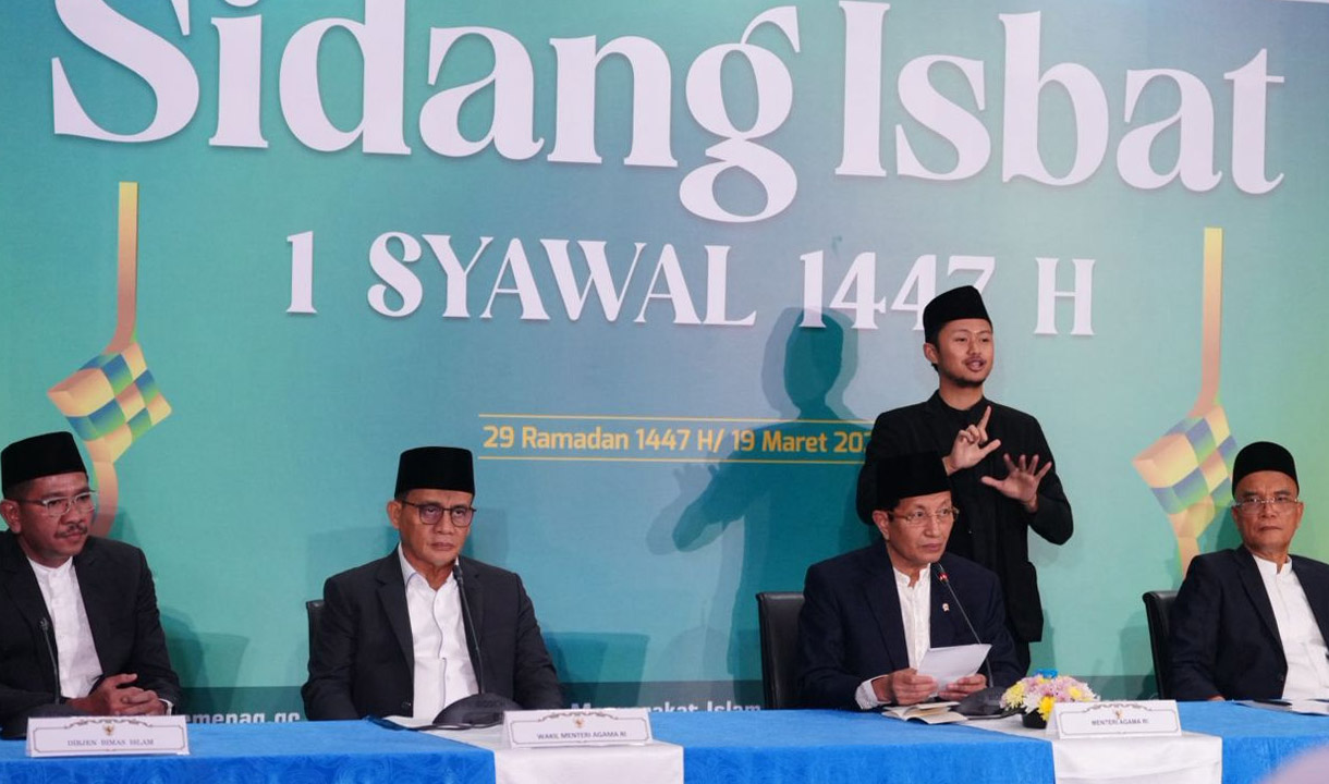 Pemerintah Tetapkan Lebaran Idul Fitri 1447 H Jatuh pada 21 Maret