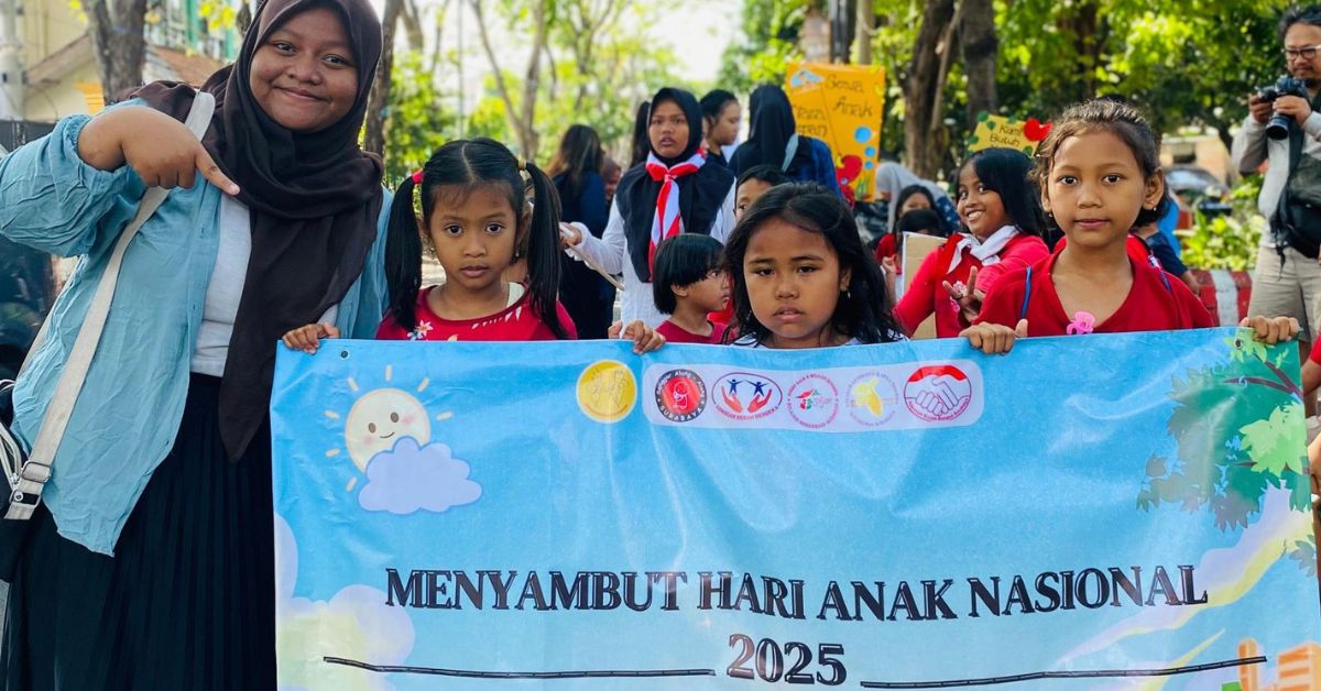 Pawai Susur Kampung Ramaikan Hari Anak Nasional (HAN) 2025, Dukung Anak untuk Menyuarakan Pendapat