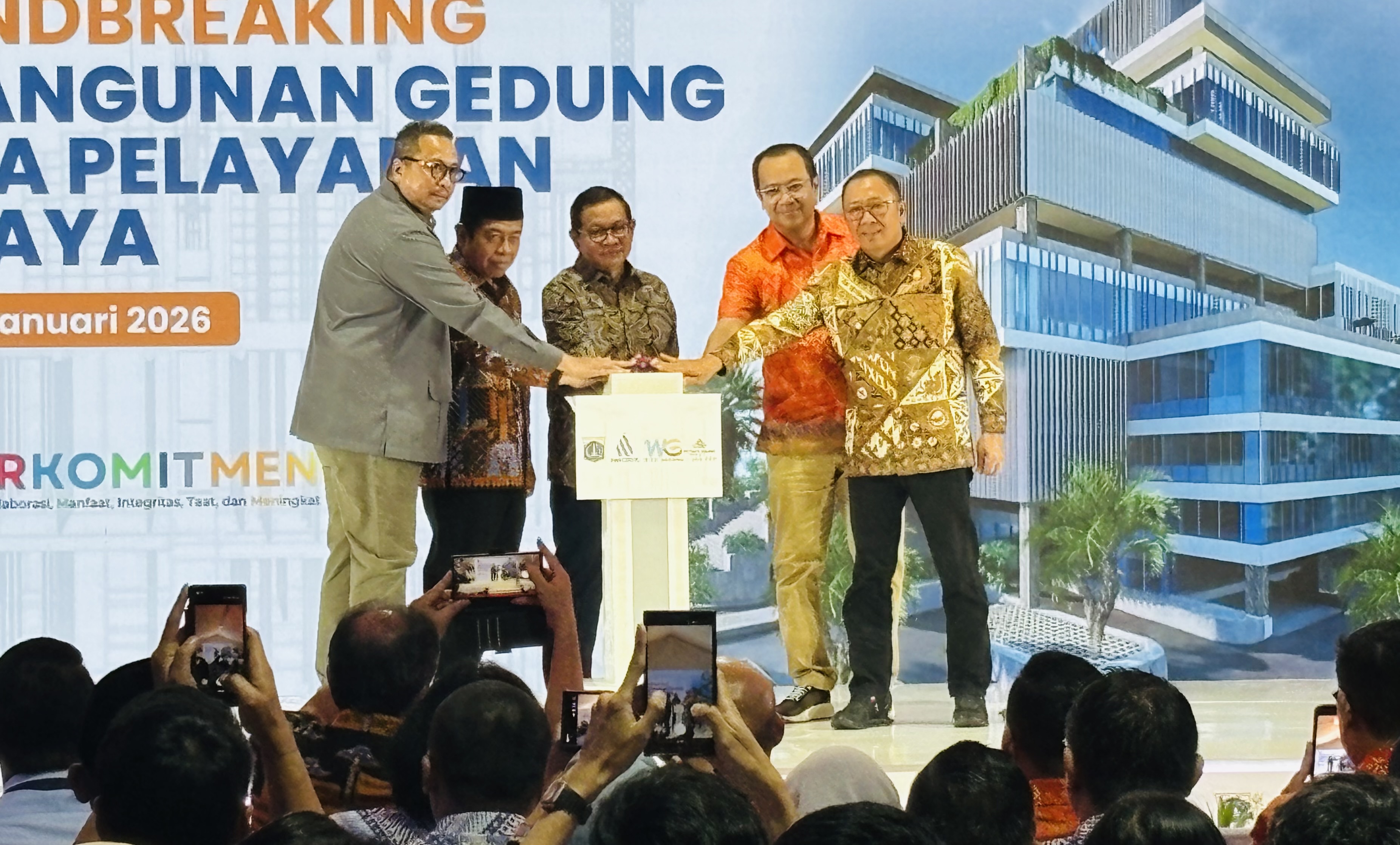 PAM Jaya Bangun Gedung Sentra Pelayanan, Pramono Tekankan Kebutuhan Strategis