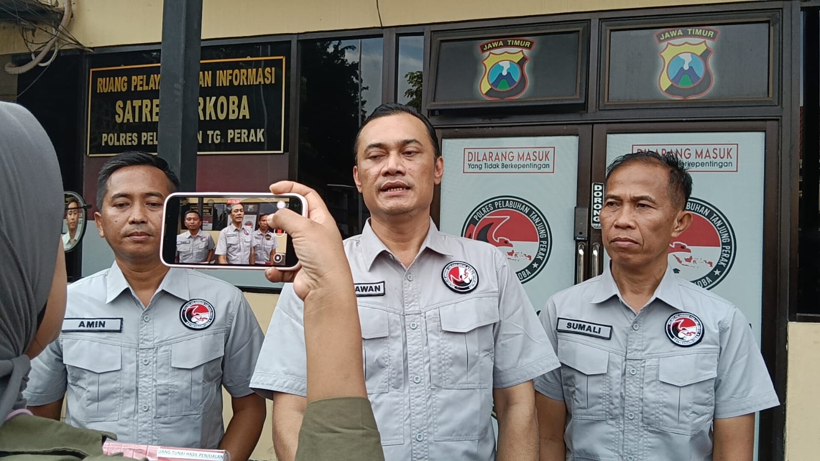 Polres Tanjung Perak Ungkap Jaringan Pengedar Sabu di Wonosari Surabaya