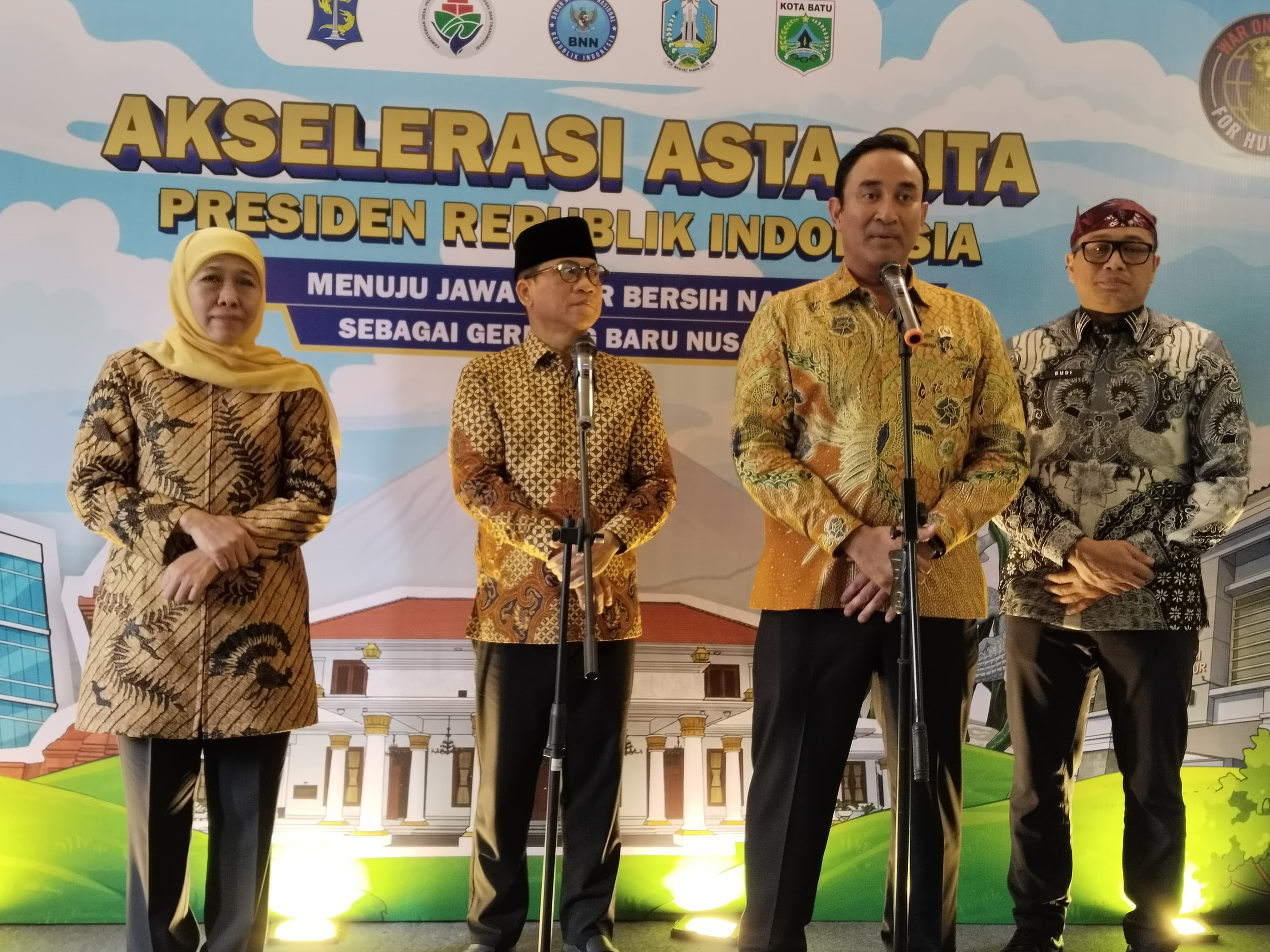 Mendes Harap Jatim Jadi Pioner Gerakan Desa Bersih Narkoba 