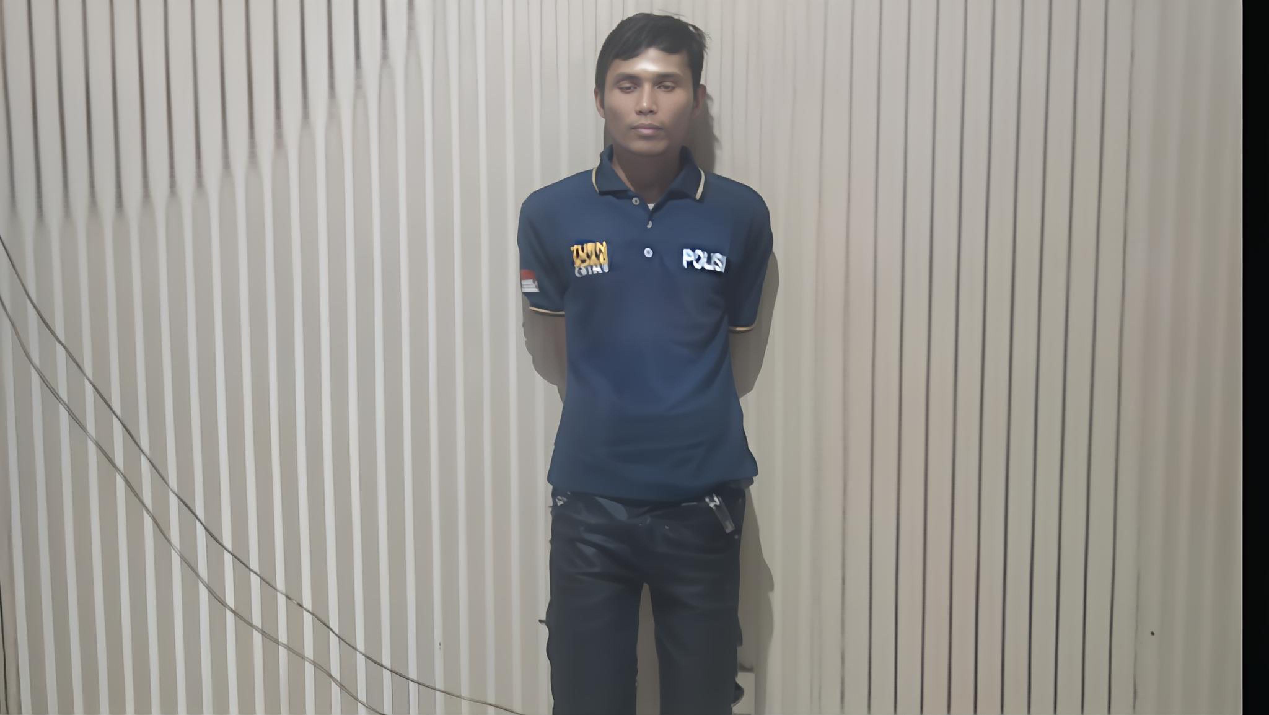 Bang Jago Penodong Pisau ke Guru TK Saat Latihan Marching Band Ditangkap, Nih Tampangnya