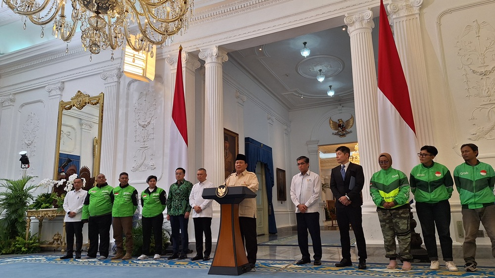 Bonus Hari Raya untuk Driver Ojol? Prabowo Minta Aplikasi Beri THR Uang Tunai