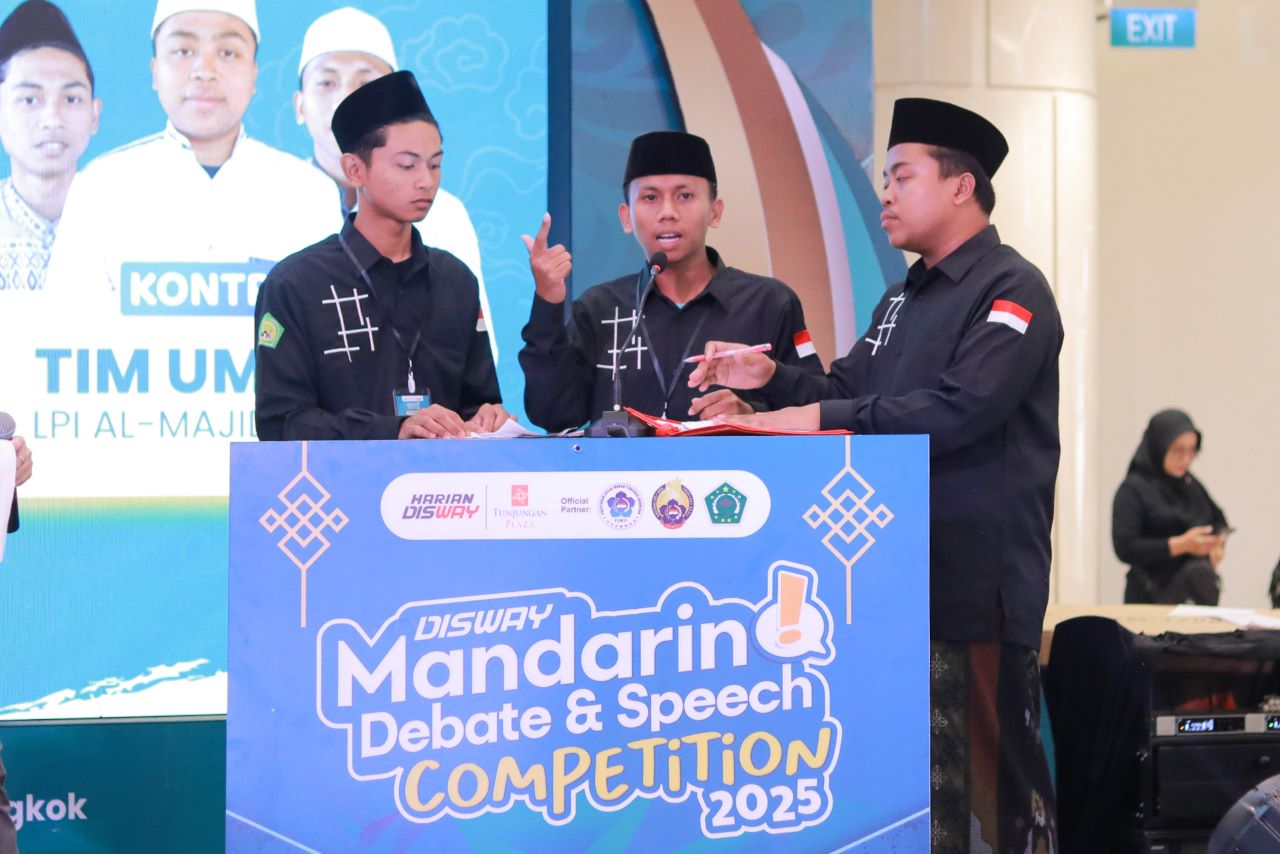 Antusiasme Tim Umar dalam Disway Mandarin Debate & Speech Competition 2025: Tahun Depan Bakal Ikut Lagi
