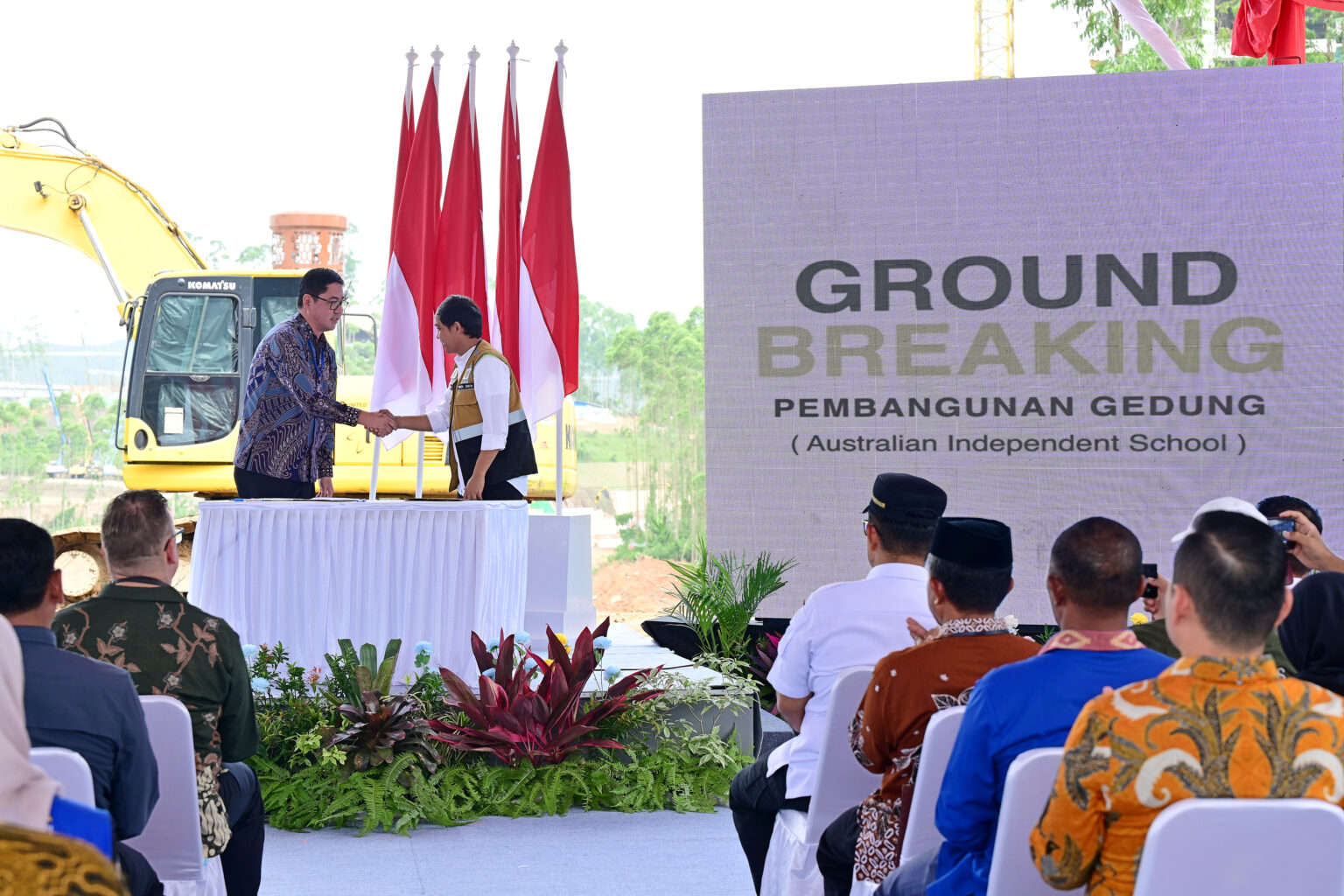 Jokowi Hadiri Groundbreaking Sekolah Internasional Australia di IKN