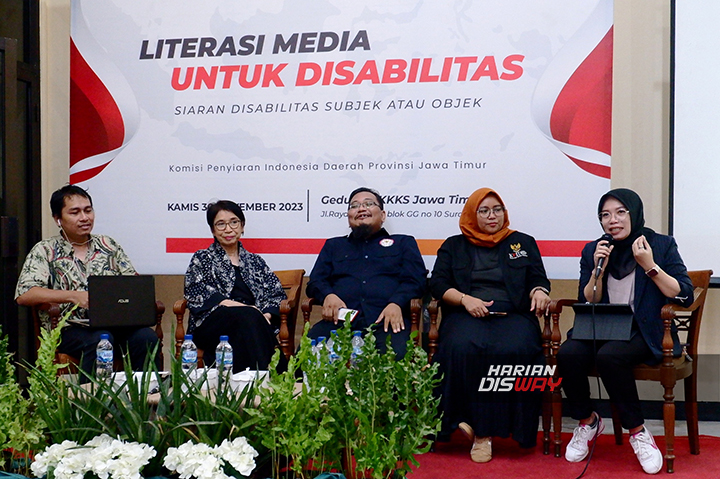 Dalam Literasi Media untuk Disabilitas, KPID Jatim dan BK3S Jatim Tegaskan Jika Difabel Bukan Objek