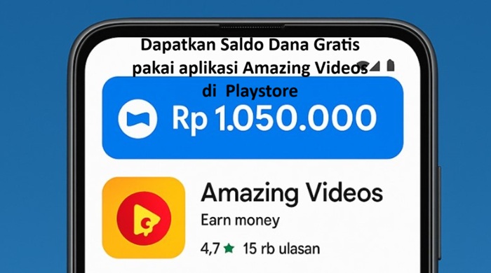 NONTON Video Dibayar Saldo Dana Gratis Hingga Jutaan Rupiah, Pakai Aplikasi Amazing