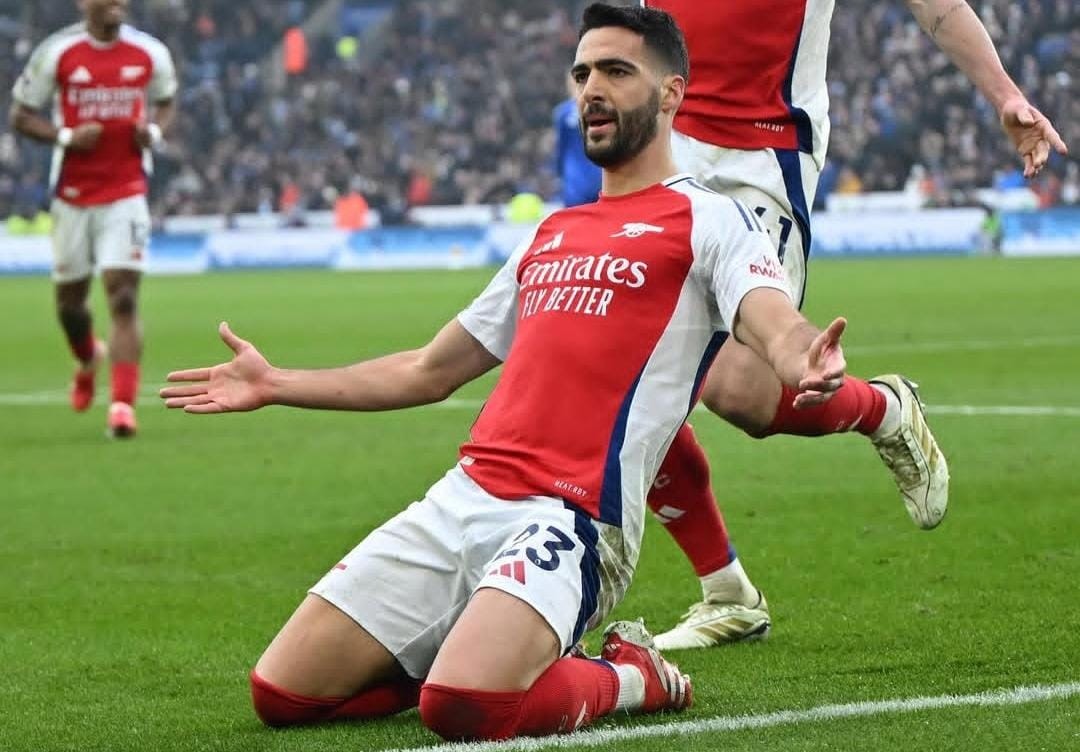 Cetak Brace di Laga Leicester vs Arsenal, Mikel Merino: Hadiah untuk Valentine Istri