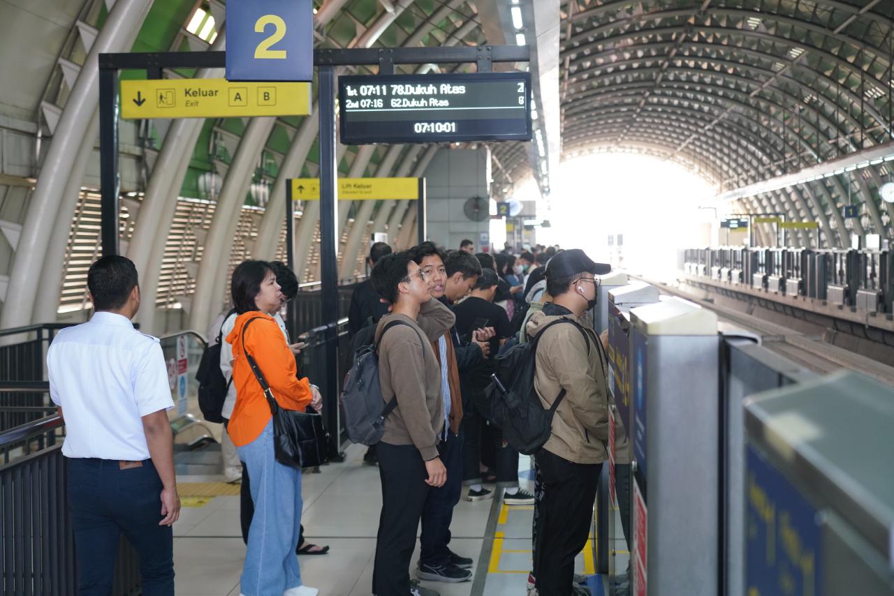Kebutuhan Mobilitas Meningkat, LRT Jabodebek Kian Diminati Masyarakat
