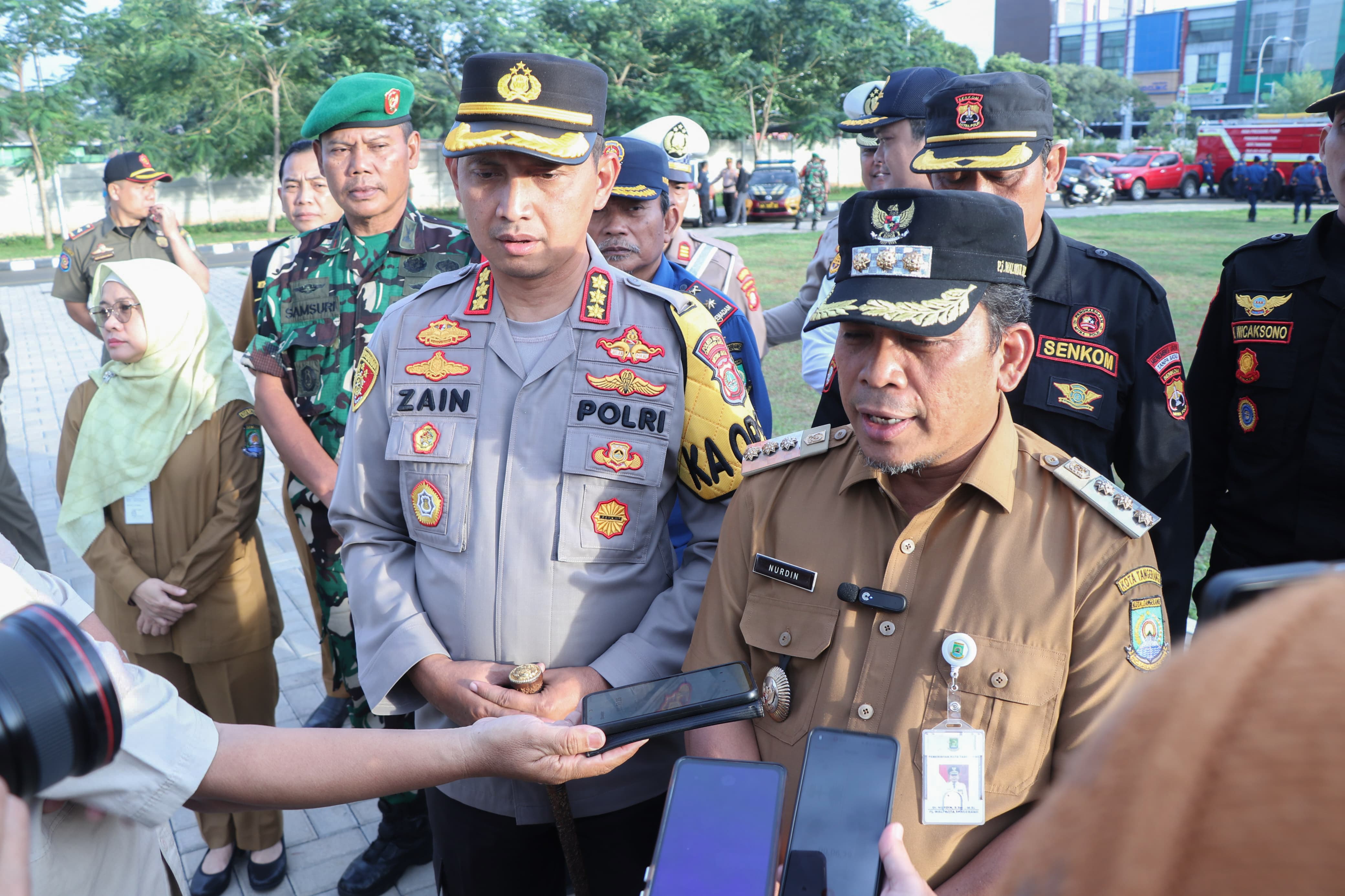 Jelang Malam Pergantian Tahun 2025, Polres Metro Tangerang Kota Siagakan 1.398 Pasukan Gabungan