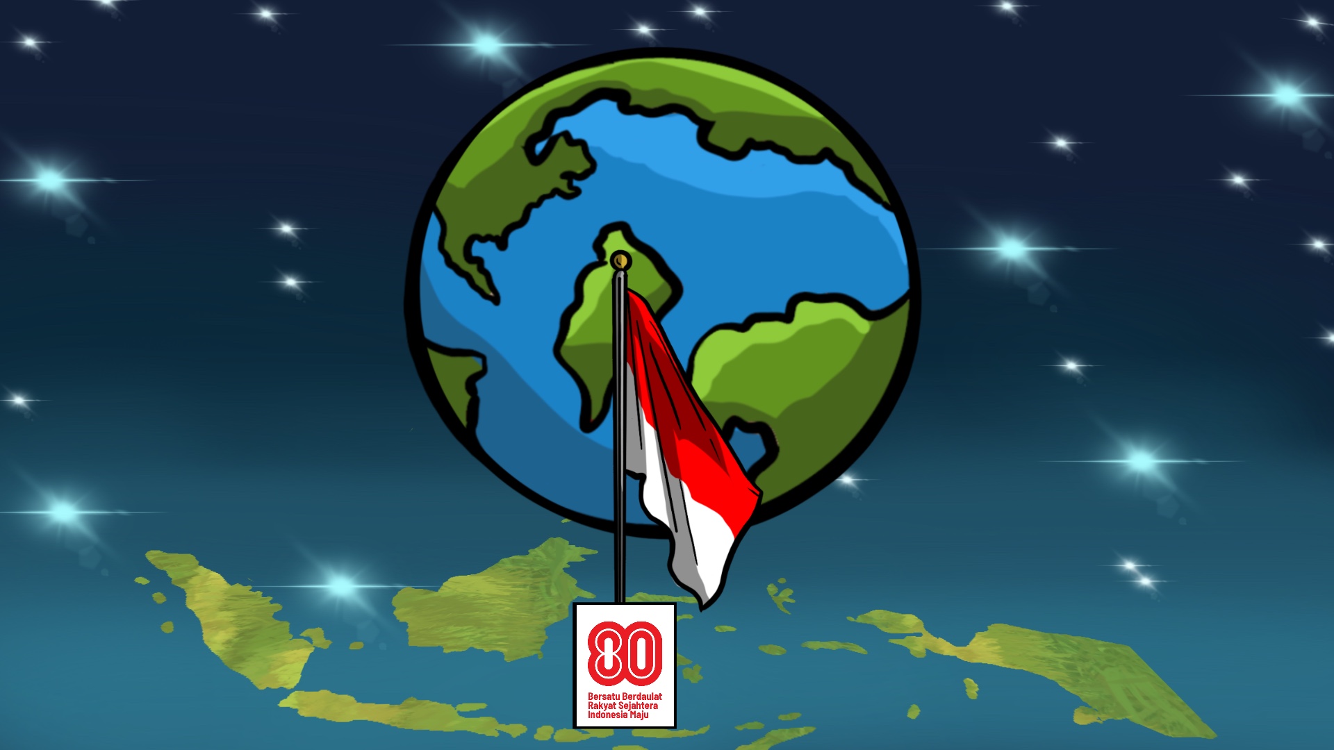 Layar Tua, Samudra Baru: 80 Tahun Indonesia di Panggung Dunia