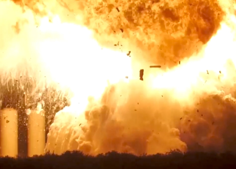 Detik-detik Roket Starship SpaceX Meledak, Pukulan Telak Bagi Elon Musk