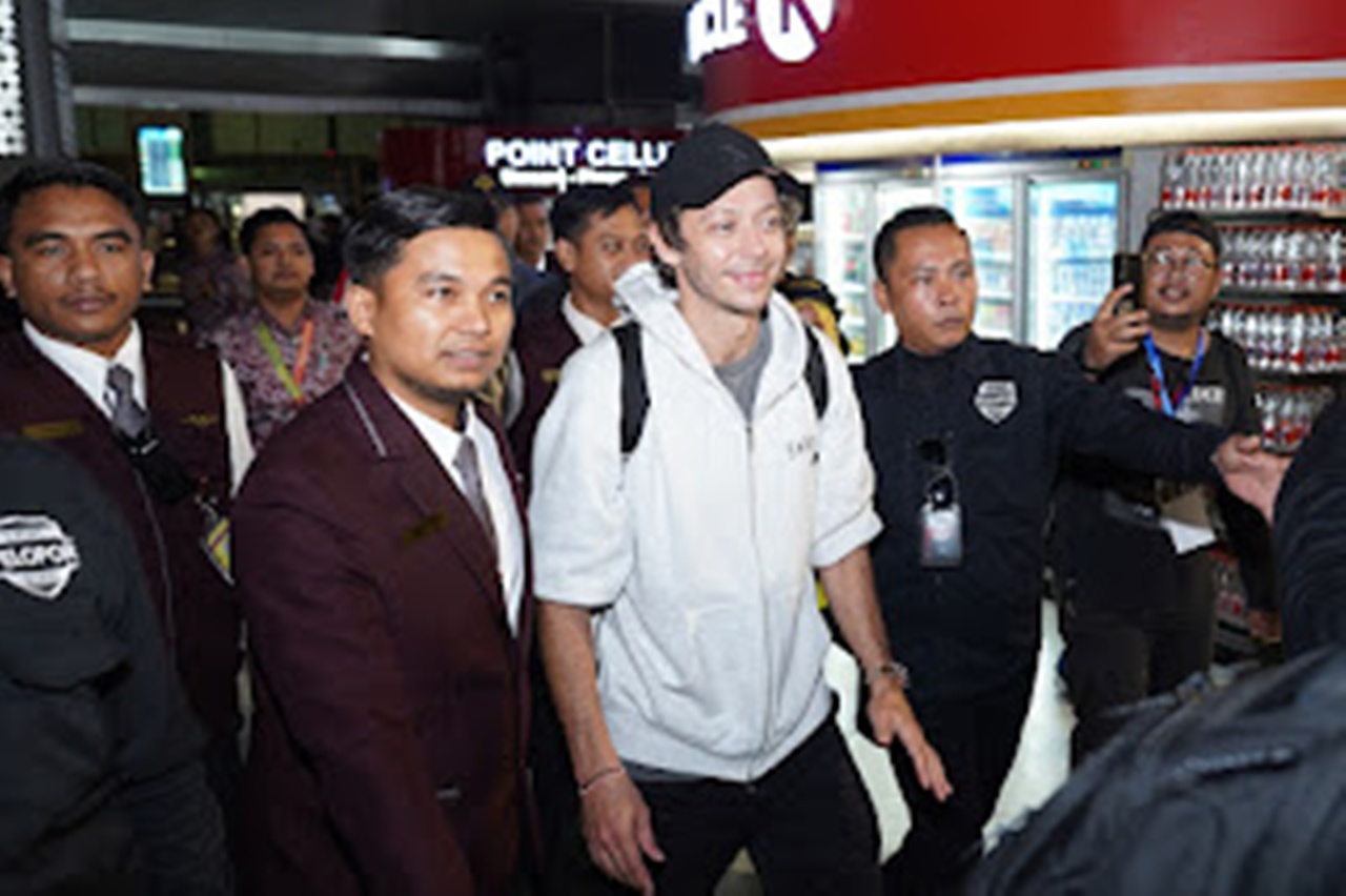 Rossi Tiba di Indonesia, Sapa Fans dulu di Jakarta Sebelum ke Mandalika