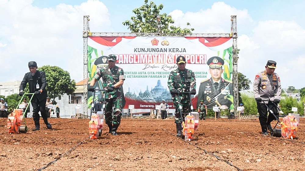 Program Ketahanan Pangan di Semarang Langsung Ditinjau Panglima TNI