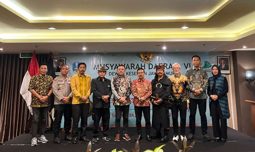 Hadiri Musda VI DKJT, Kemenkum Jatim Tegaskan Komitmen Dukung Pemajuan Kebudayaan