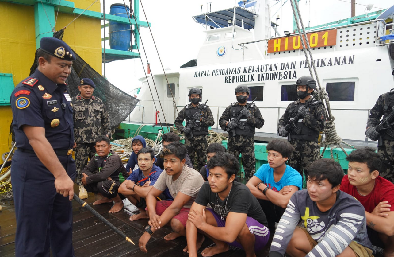 Illegal Fishing, 4 Kapal Ikan Asing Tertangkap di Selat Malaka dan Ternate
