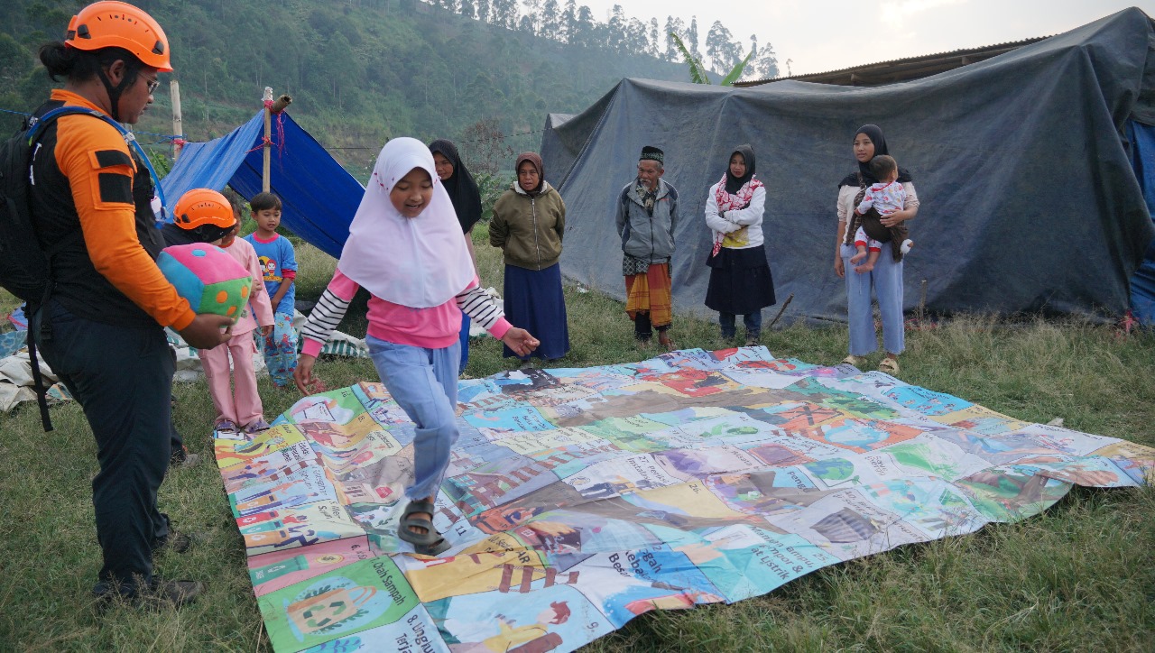 Dompet Dhuafa Hadirkan Taman Ceria Hingga Dapur Umum, Buat Senyum Penyintas Gempa Jawa Barat