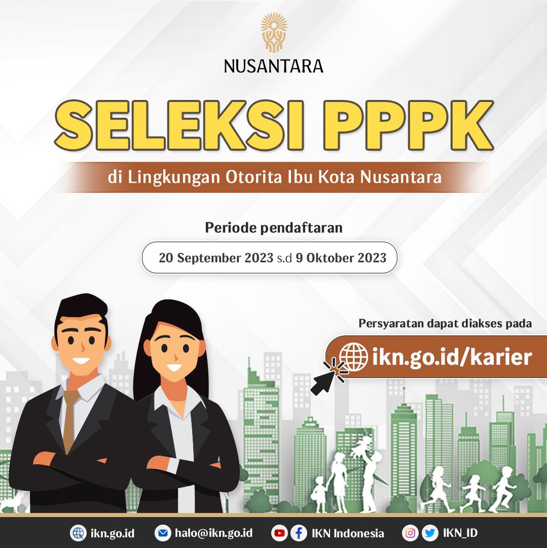 IKN Buka Seleksi PPPK, Ada 355 Formasi, Lulusan SMA/SMK Bisa Daftar!