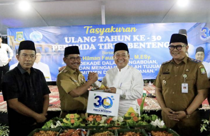 3 Dekade Perumda Tirta Benteng, Wali Kota Sachrudin Pastikan Prioritas Pelayanan Masyarakat