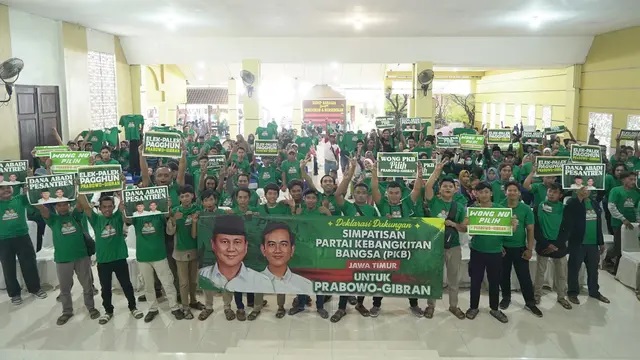 Simpatisan PKB Jatim Alihkan Dukungan ke Prabowo-Gibran