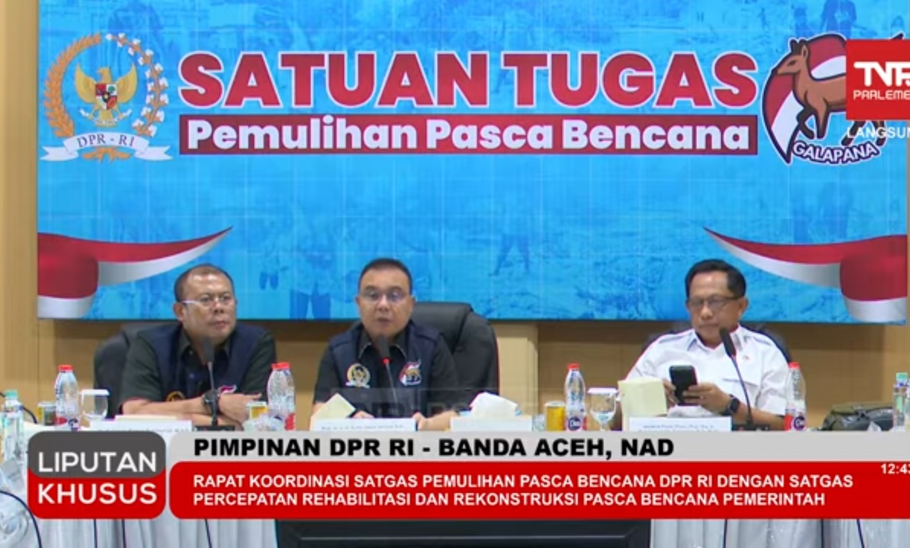 Gelar Rakor, DPR-Pemerintah Tetapkan Tiga Langkah Pemulihan Pascabencana Sumatera