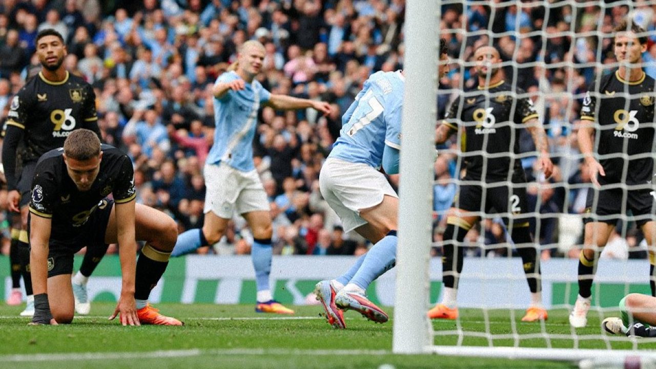 Man City vs Burnley 5-1, Brace Haaland dan Dua Gol Bunuh Diri Warnai Pesta Gol di Etihad