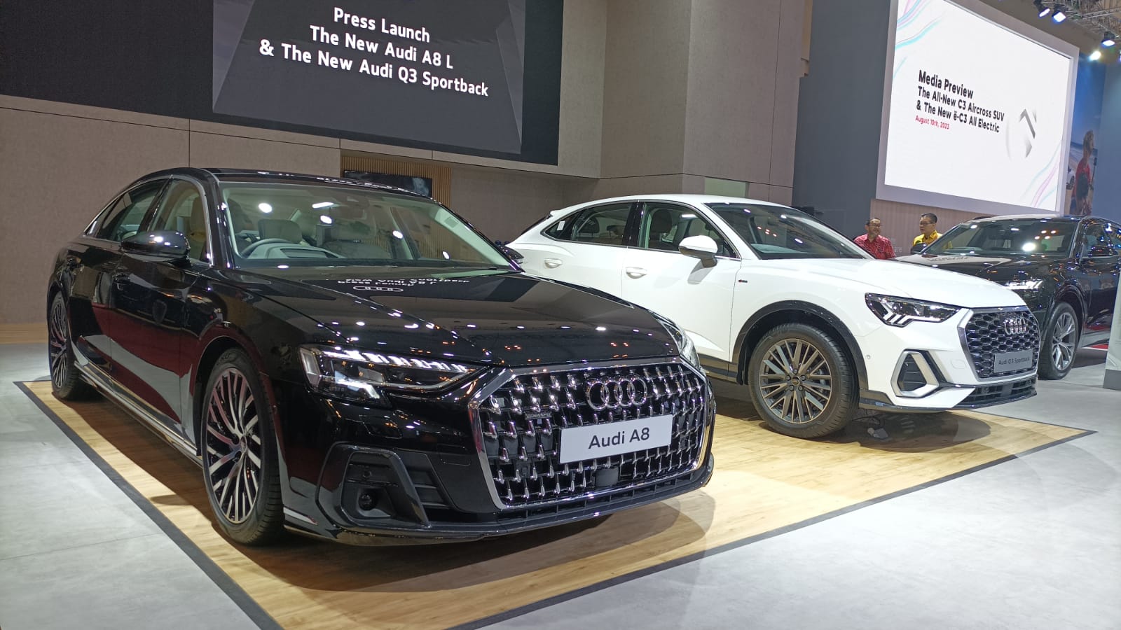 New Audi A8L dan Audi Q3 Sportback Resmi Meluncur di GIIAS, Suguhkan Kemewahan dan Bertenaga