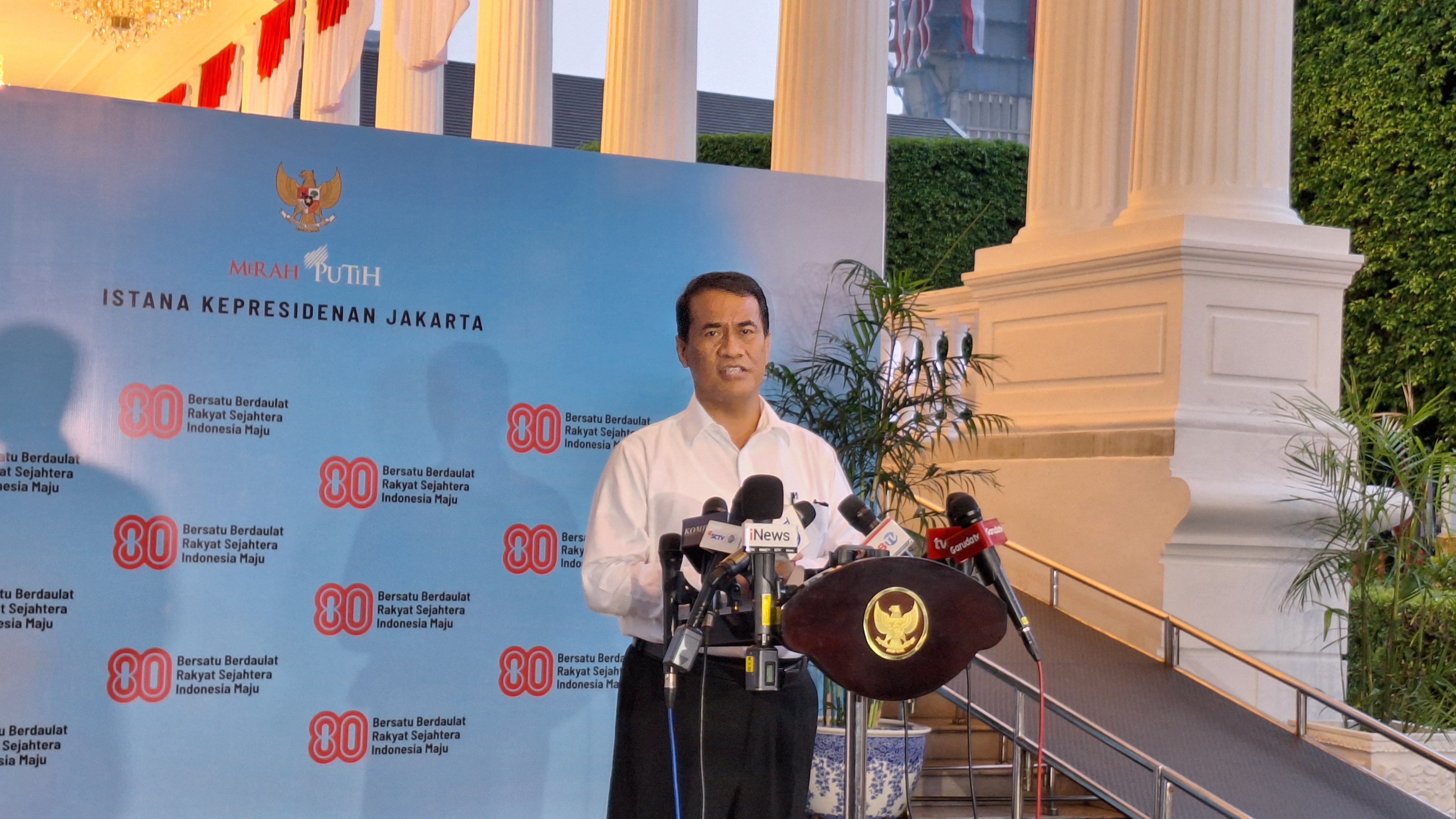 Stok Beras RI Cukup hingga 324 Hari ke Depan, Amran Pastikan Aman