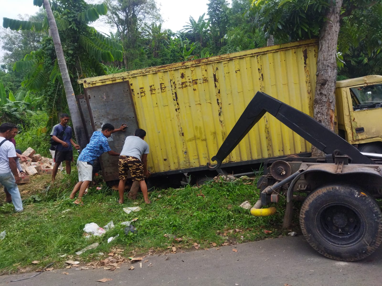 Muatan Truk yang Kecelakaan Ternyata Normal, Diduga Sopir Kehilangan Fokus