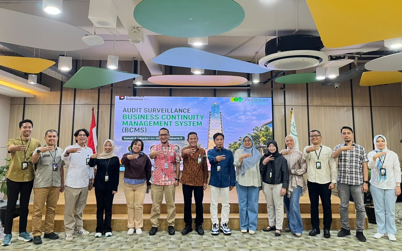 Pegadaian Perkuat Kepercayaan Nasabah, Sertifikasi ISO 22301:2019 Berhasil Dipertahankan