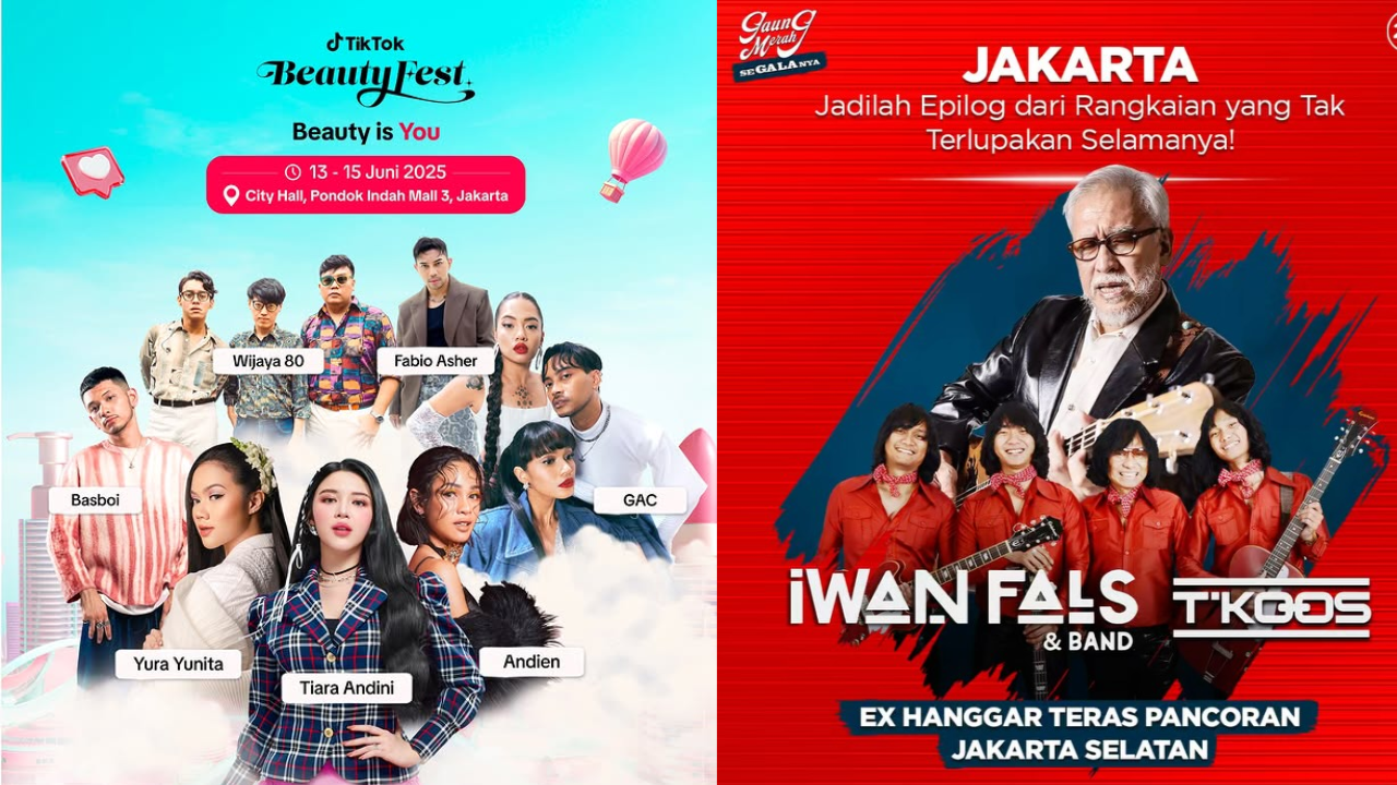 10 Rekomendasi Konser Gratis di Jabodetabek Akhir Pekan 14-15 Juni 2025, Ada Iwan Fals, D'Masiv hingga Bernadya!