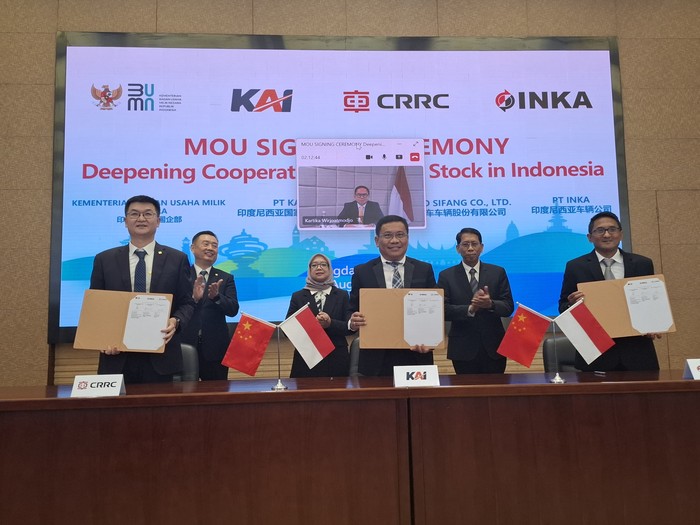 Kerja Sama KAI-INKA dan CRRC Qingdao Sifang, Komitmen Kembangkan Sarana Perkeretaapian RI