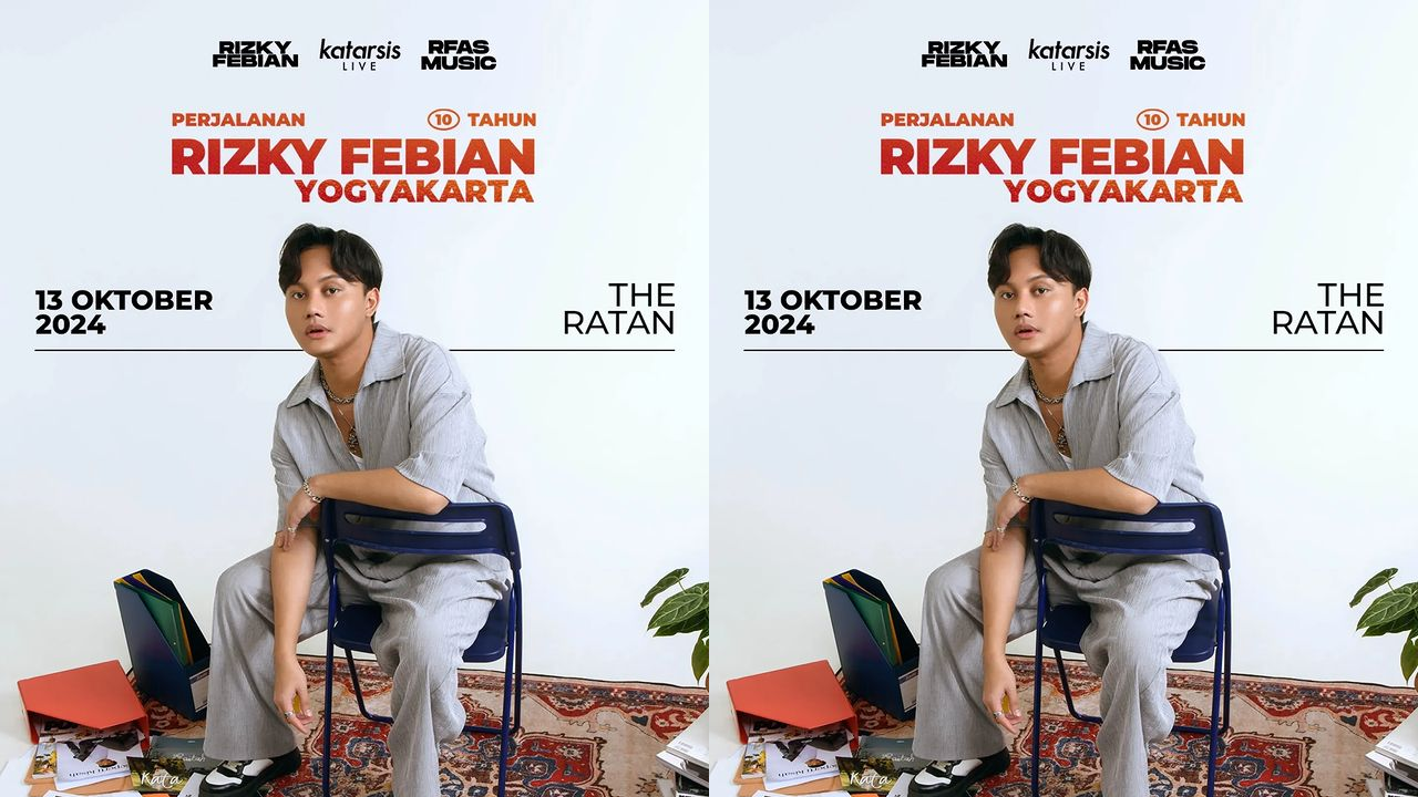 Konser Rizky Febian di Yogyakarta Siap Digelar 13 Oktober 2024, Intip Harga dan Cara Beli Tiketnya