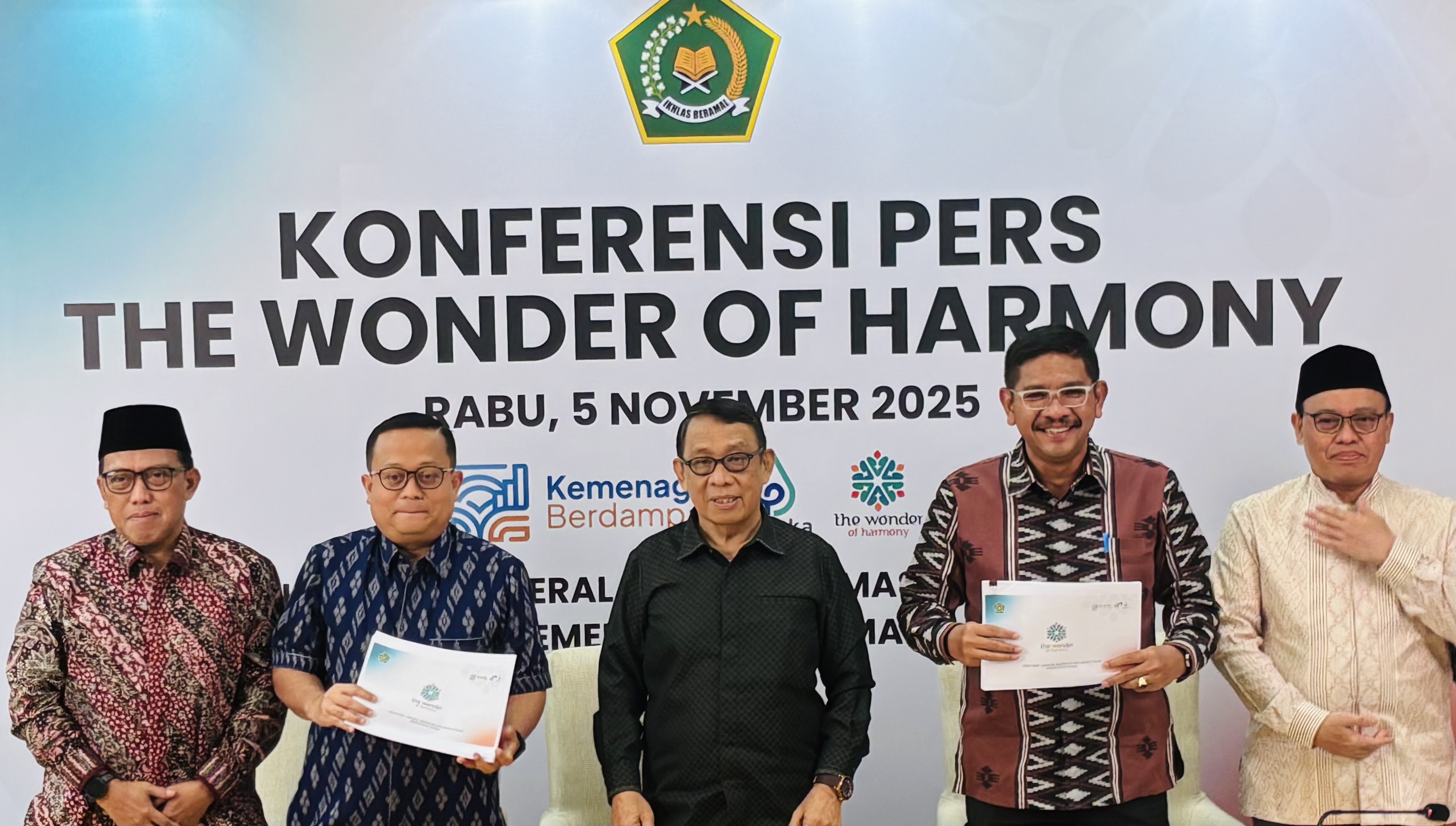 Rajut Kerukunan, Kemenag Helat 'The Wonder of Harmony', Berikut Beragam Acaranya!