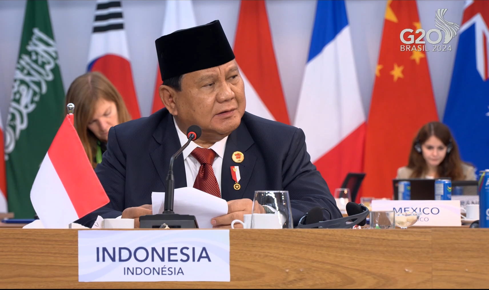 Presiden Prabowo Desak Anggota G20 Upayakan Perdamaian di Gaza dan Ukraina