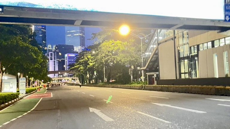 Jelang Perayaan Tahun Baru di Jakarta, Jalan Sudirman-Thamrin Disterilkan dari Kendaraan