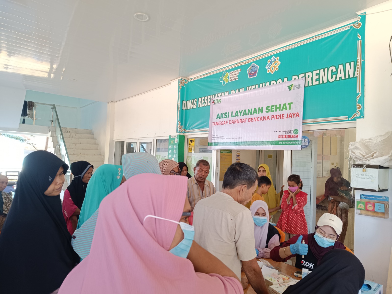 Pengungsi di Pidie Jaya Terserang Penyakit Gatal, Dompet Dhuafa Beri Layanan Kesehatan Gratis