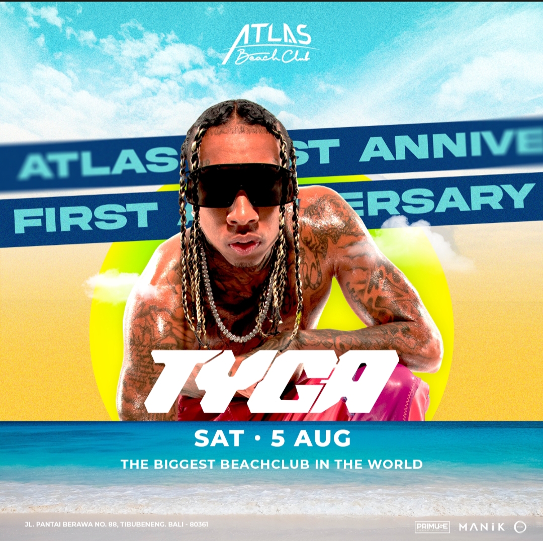 Rapper Tyga Datang ke Indonesia, Bakal Manggung di Atlas Beach 