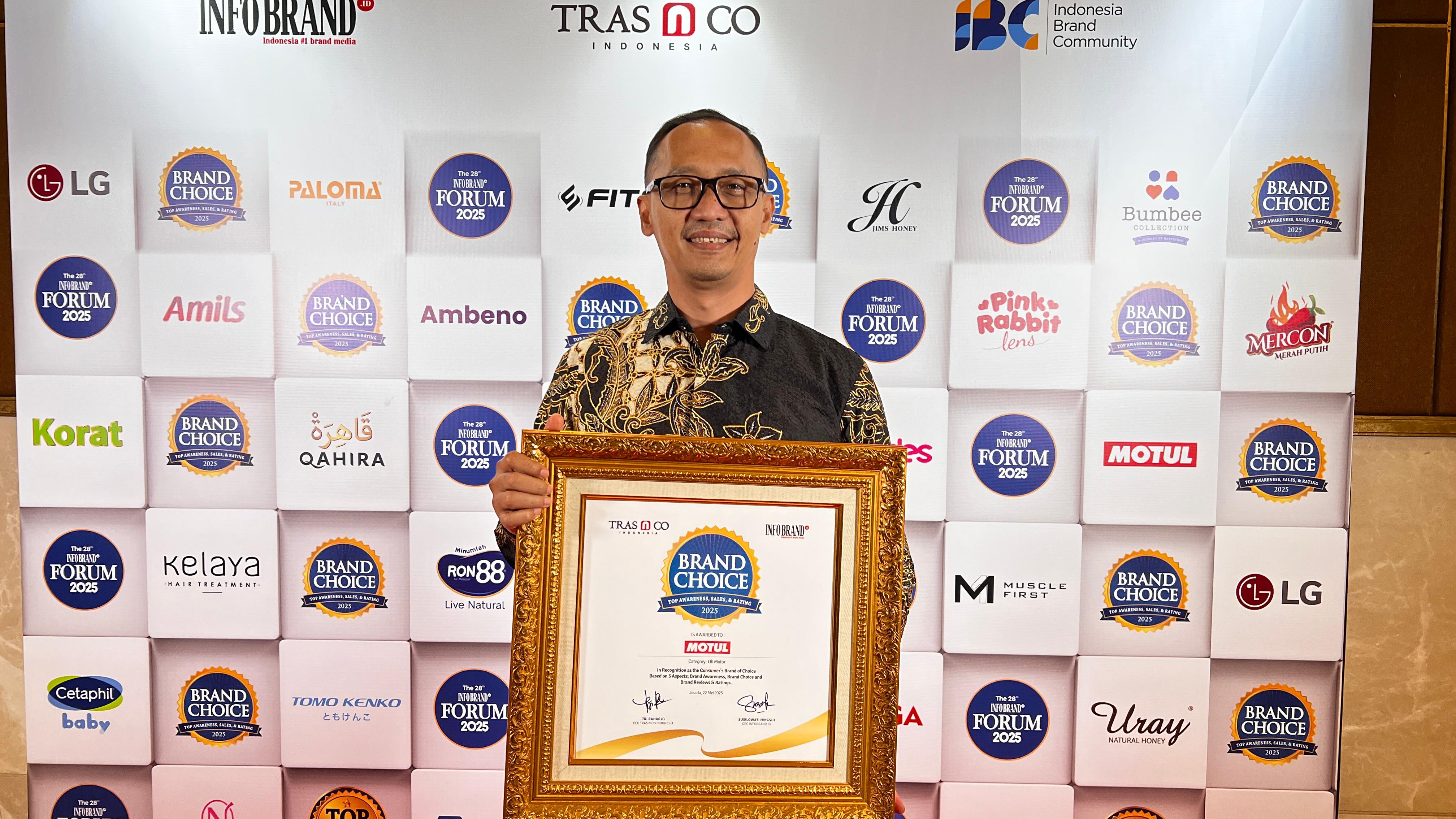Kualitas Diakui, Motul Kembali Meraih Brand Choice Award 2025