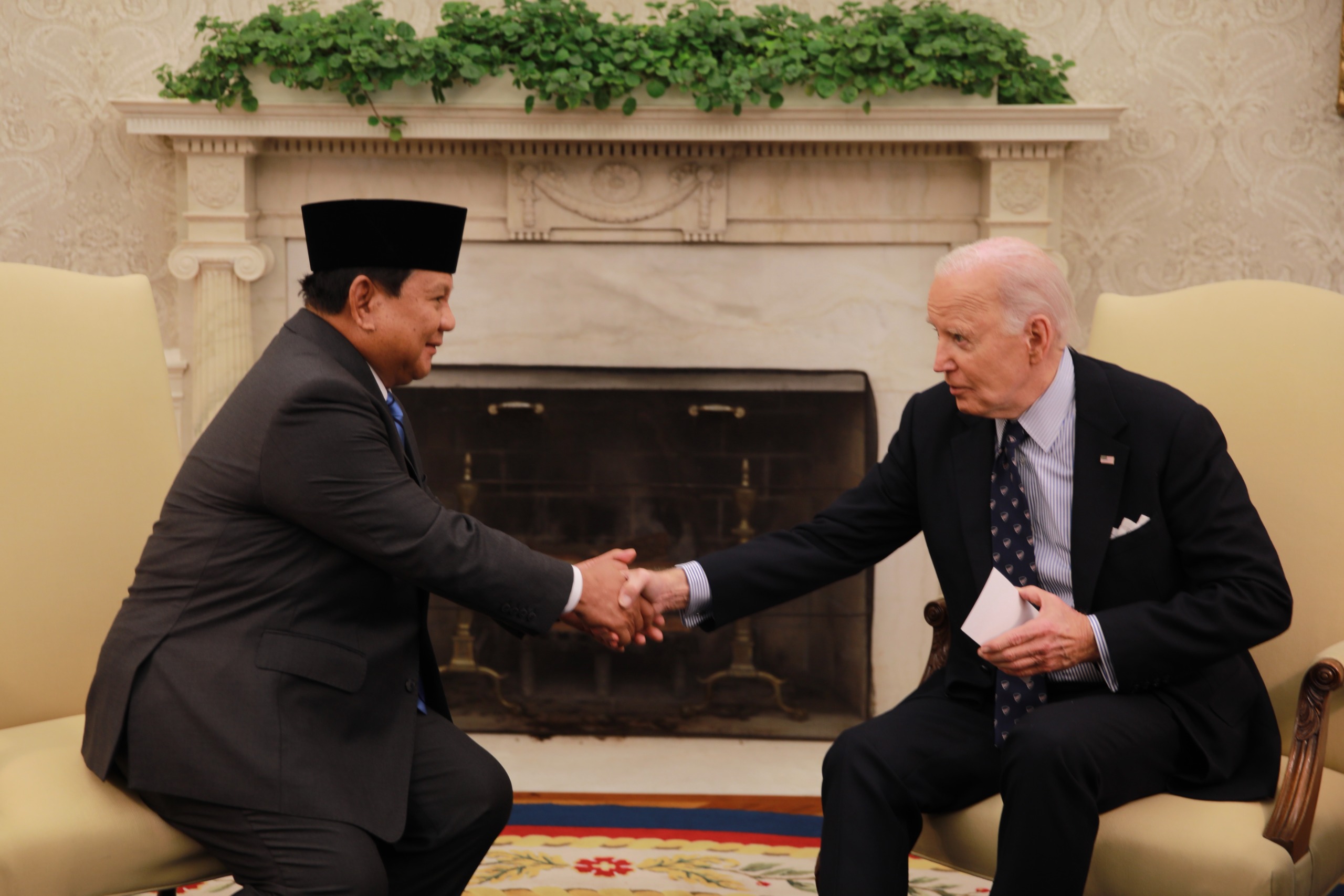 Prabowo Temui Biden, Bahas Situasi Gaza hingga Penguatan Kerja Sama