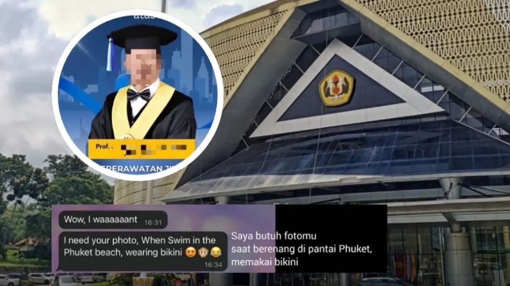 Viral Guru Besar Unpad Diduga Lecehkan Mahasiswi Asing, Chat Minta Foto Bikini